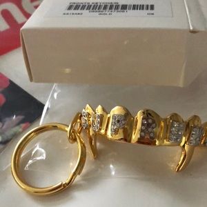 NWT Supreme Grill Fronts Keychain